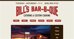 Desktop Screenshot of billsbbq.net